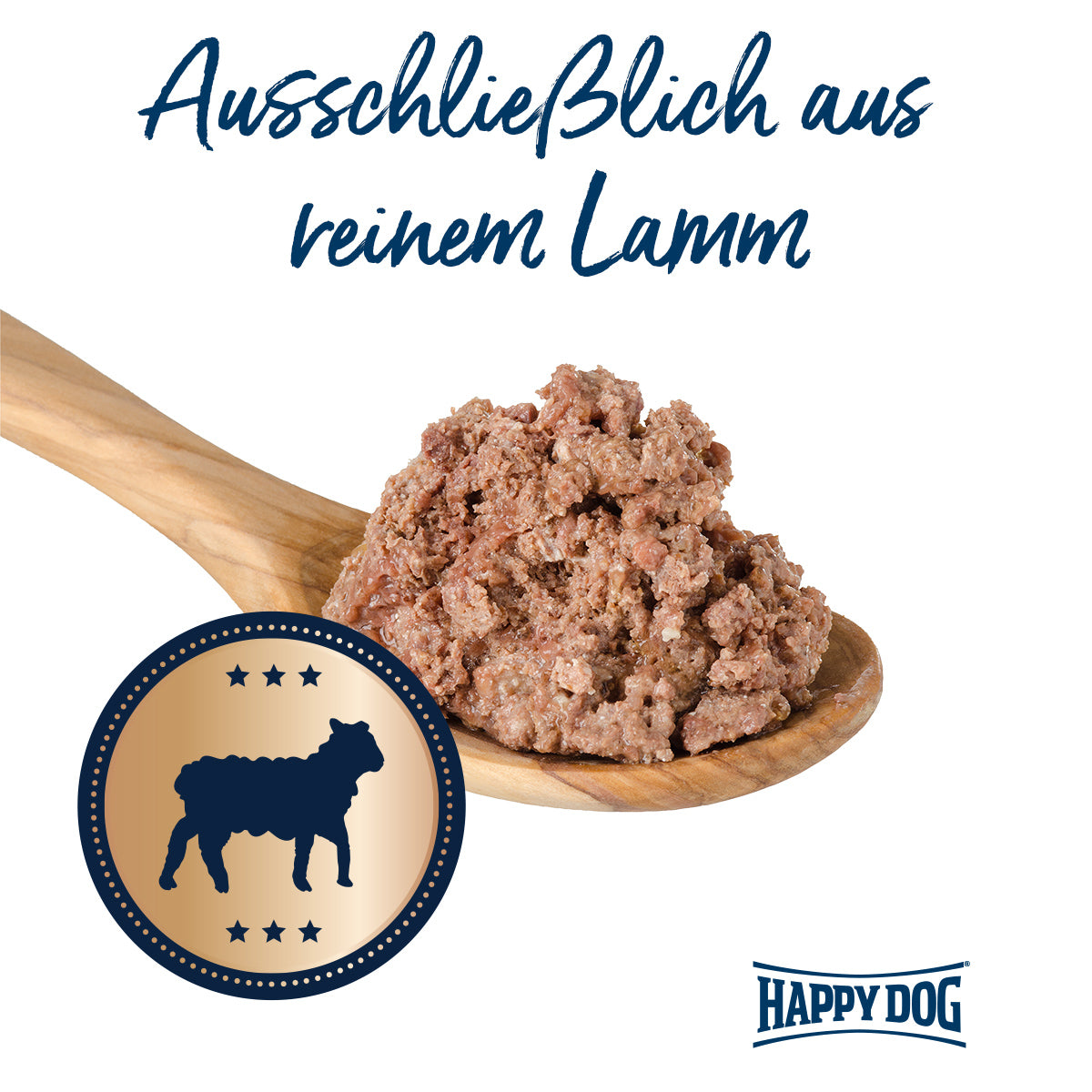 Happy Dog Sensible Pure Neuseeland Lamm Pur 400 g