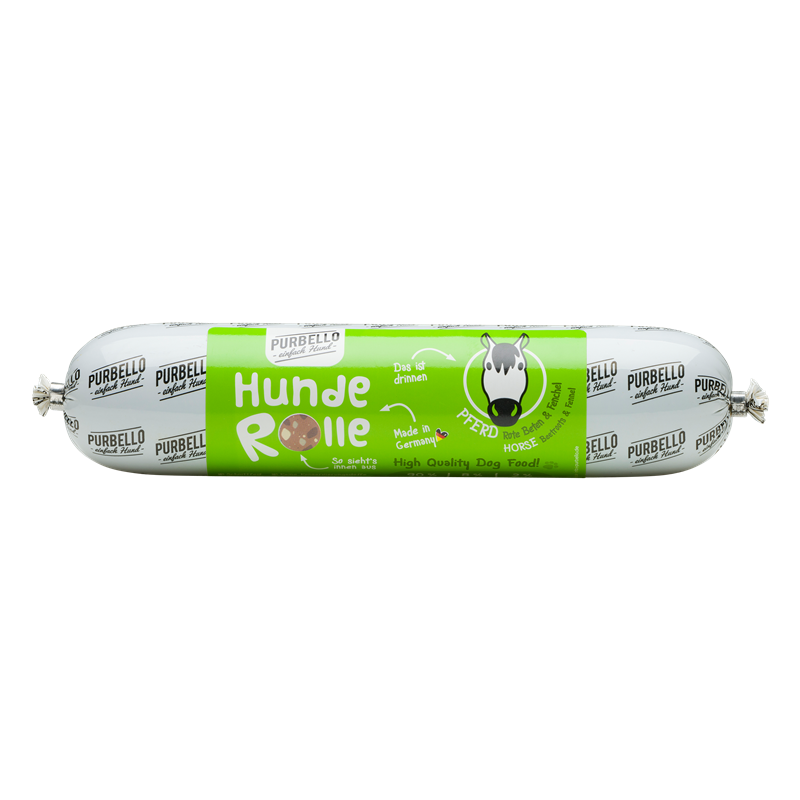 HundeRolle - 400g - Pferd mit Roter Bete & Fenchel