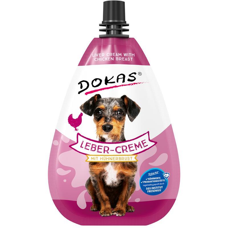 Dokas Dog Leber-Creme mit Hühnerbrust 85 g