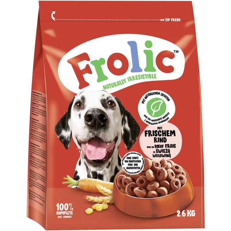 Frolic Trockenfutter Rind