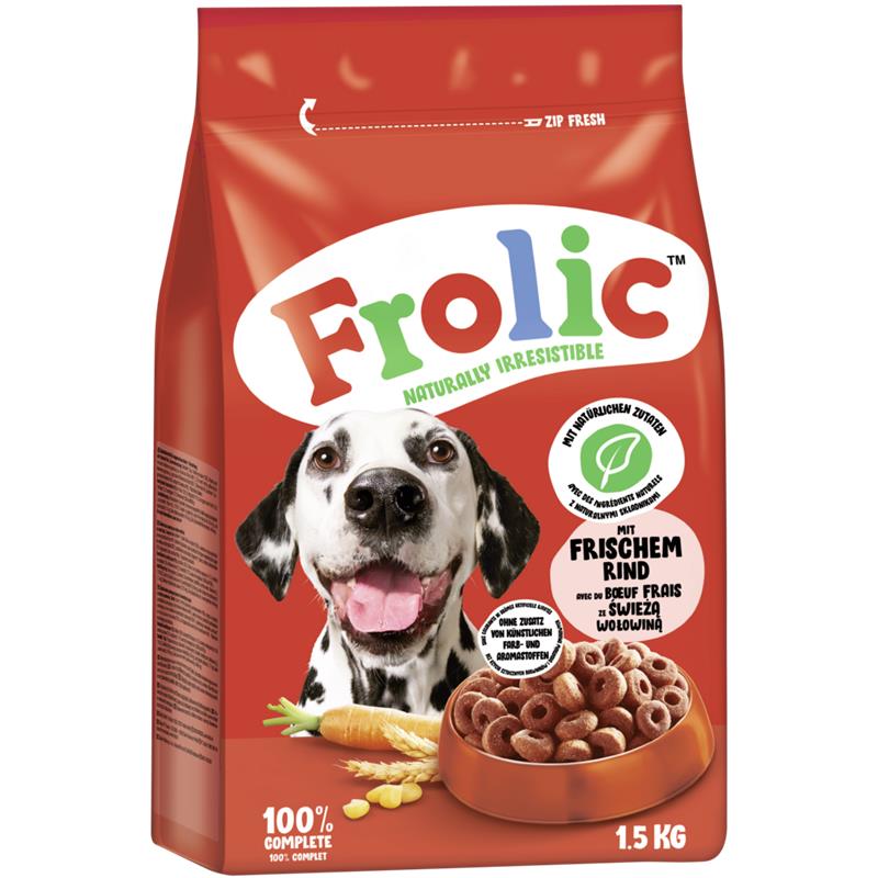 Frolic Trockenfutter Rind