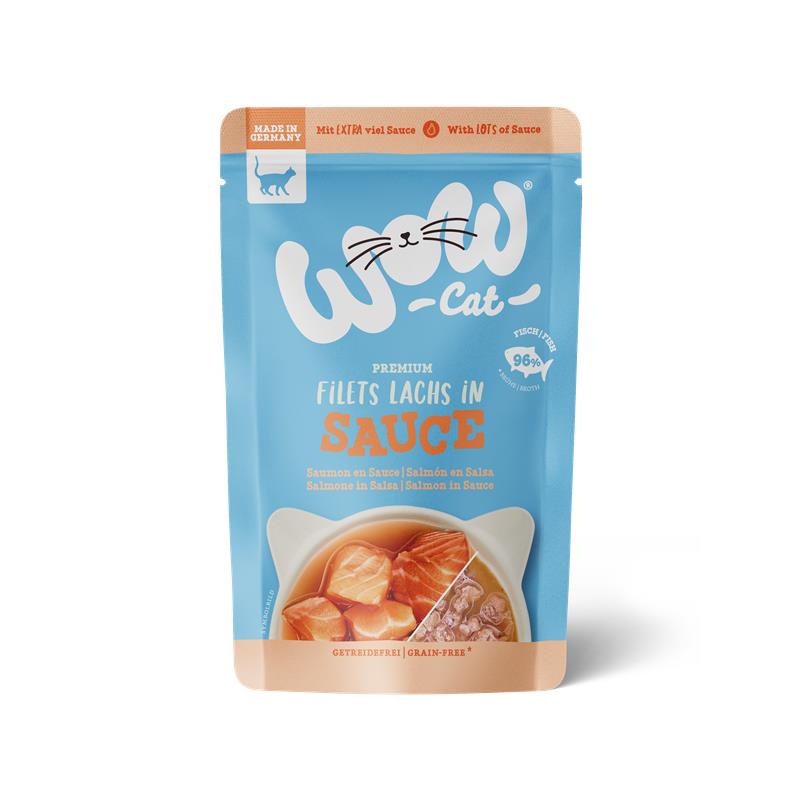Wow Cat PB Adult Lachs in Sauce 85g