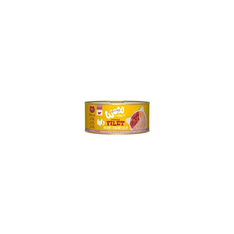 Wow Cat Dose Adult Hühnerfilet mit ThunfischFilet 70g