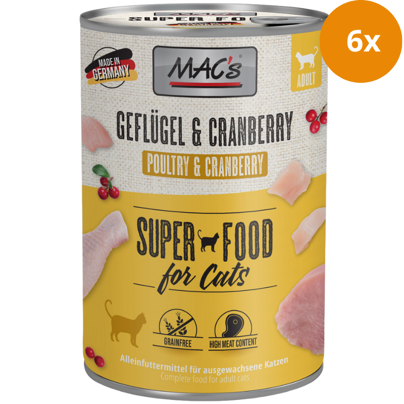 MAC's Cat Geflügel & Cranberry 400g