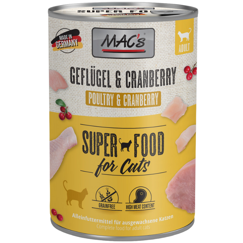 MAC's Cat Geflügel & Cranberry 400g