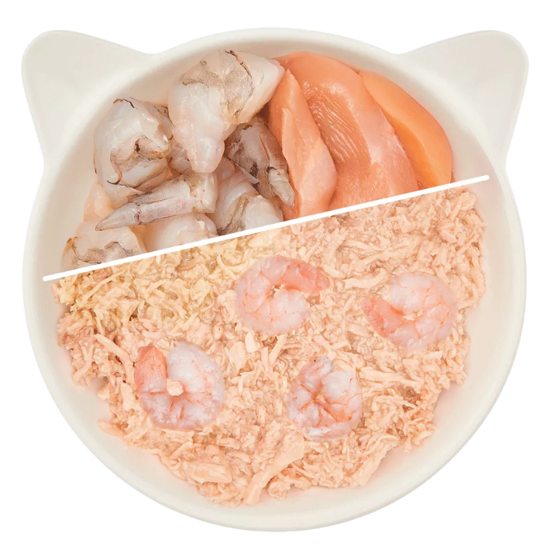 Wow Cat Dose Adult Hühnerfilet mit Garnelen 70g