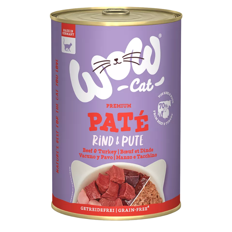Wow Cat Dose Adult Rind & Pute 400g