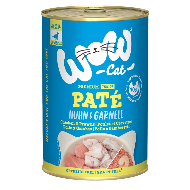 Wow Cat Dose Junior Huhn & Garnele 400g