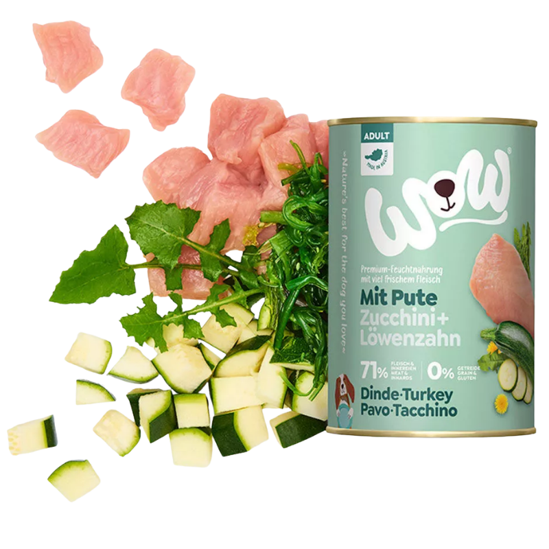 Wow Dog Dose Adult Pute 400g