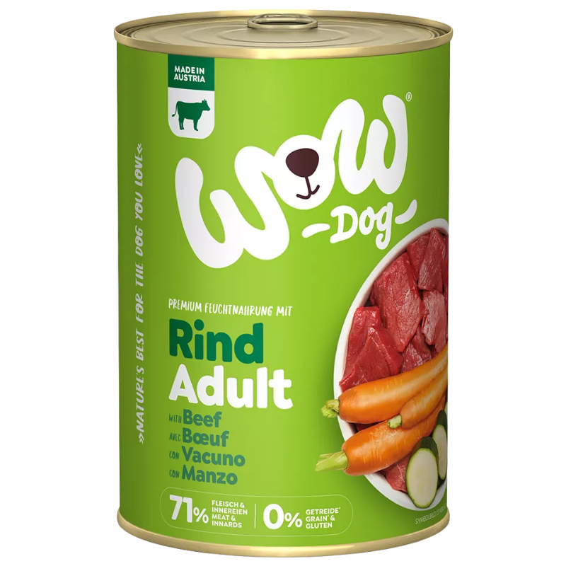 Wow Dog Dose Adult Rind 400g