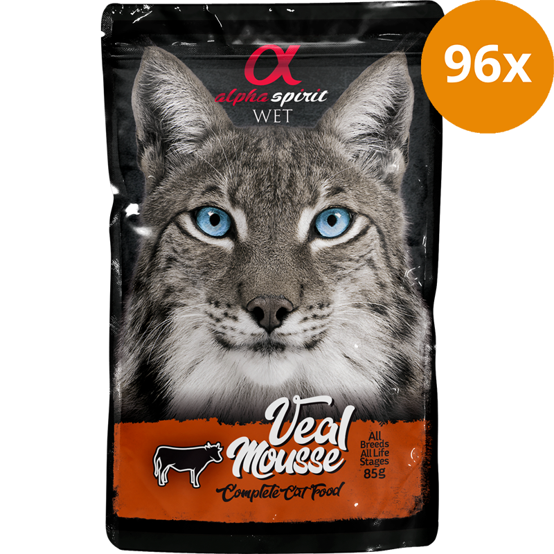 alpha spirit Pouch Mousse Rind 85 g