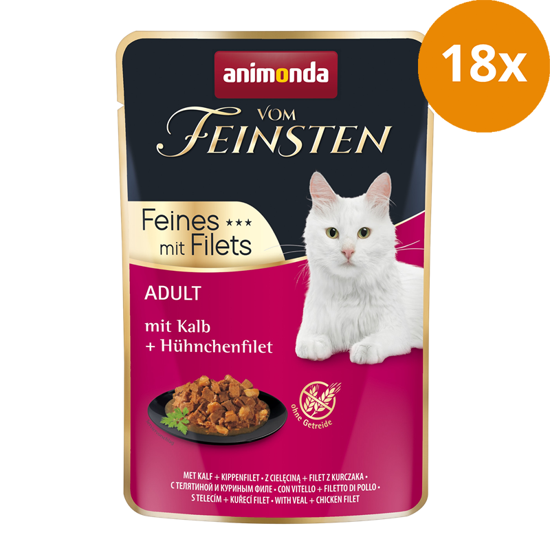 animonda Vom Feinsten Adult Kalb & Hühnchenfilet 85 g