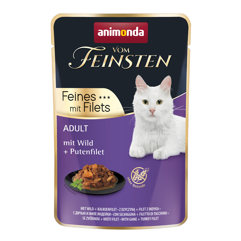 animonda Vom Feinsten Adult Wild & Putenfilet 85 g