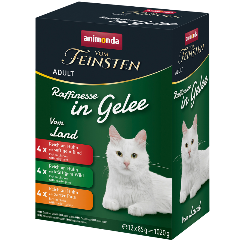 Animonda vom Feinsten Raffinesse in Gelee Adult MP Varietäten vom Land 12 x 85 g