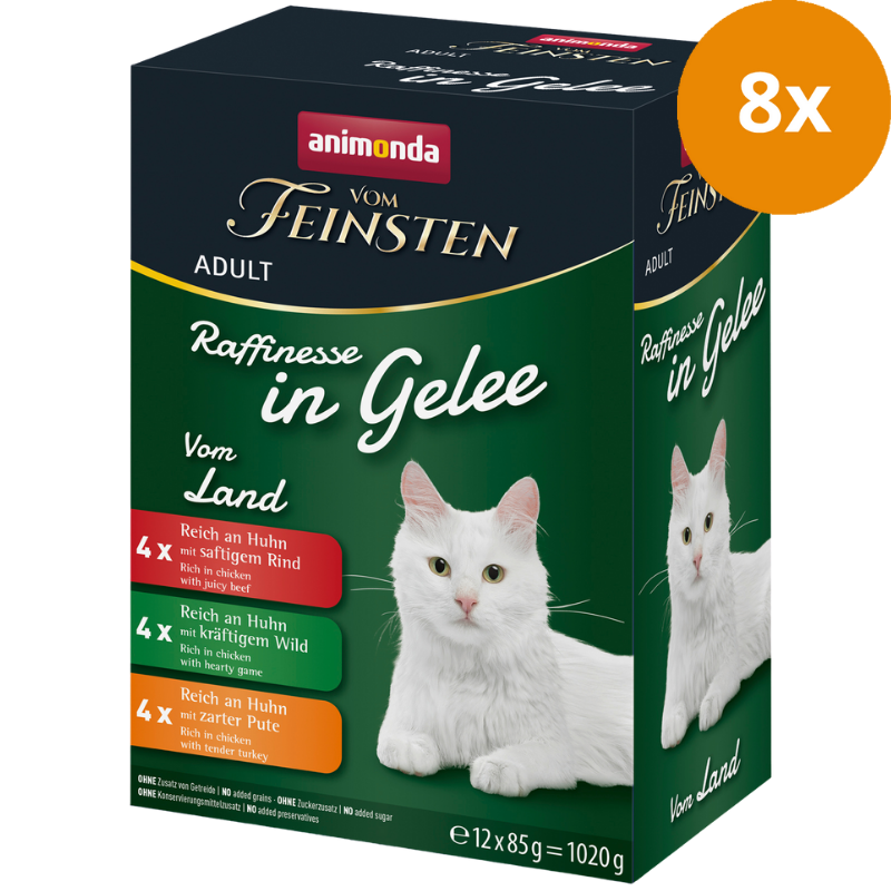 Animonda vom Feinsten Raffinesse in Gelee Adult MP Varietäten vom Land 12 x 85 g