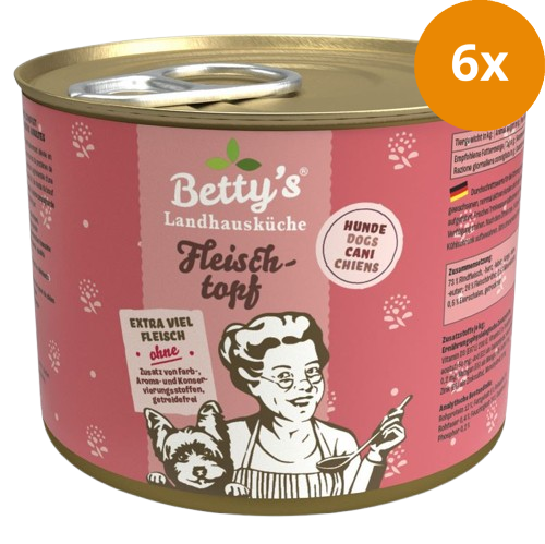 Bettys Landhausküche Hund Dose Fleischtopf 200 g