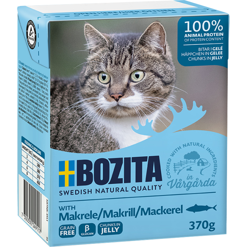 Bozita Megapack Vielfalt Fisch und Fleisch in Gelee und Sauce Mix 48er