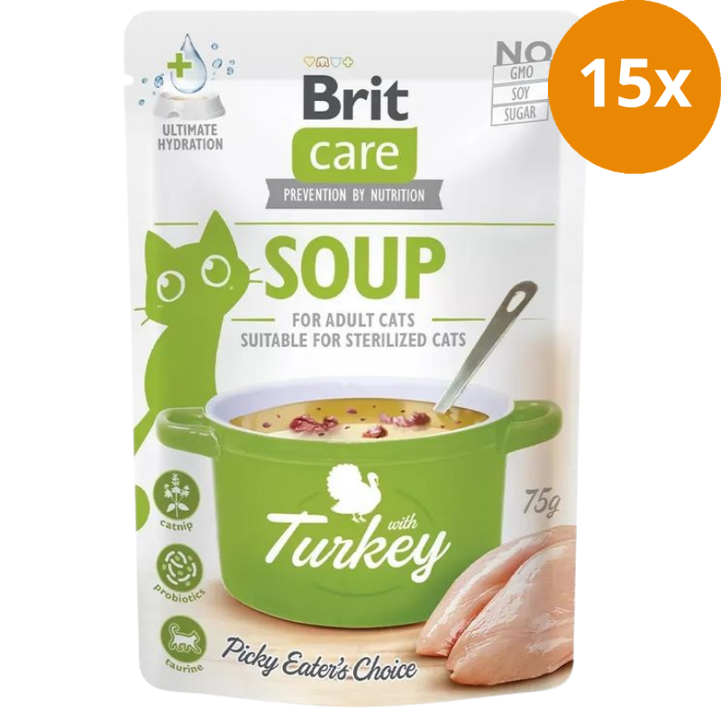 Brit Care Cat Soup with Turkey 75 g