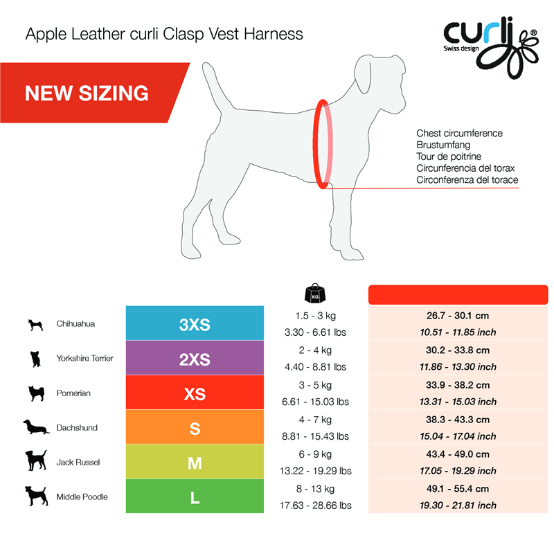 curli Apple Leather Geschirr
