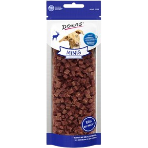 DOKAS Dog Minis Hirschfleisch 60 g | Hundesnack