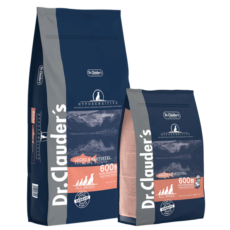 Dr.Clauder's Hyposensitive Lachs & Kartoffel 11,5 kg + GRATIS 3,5 kg