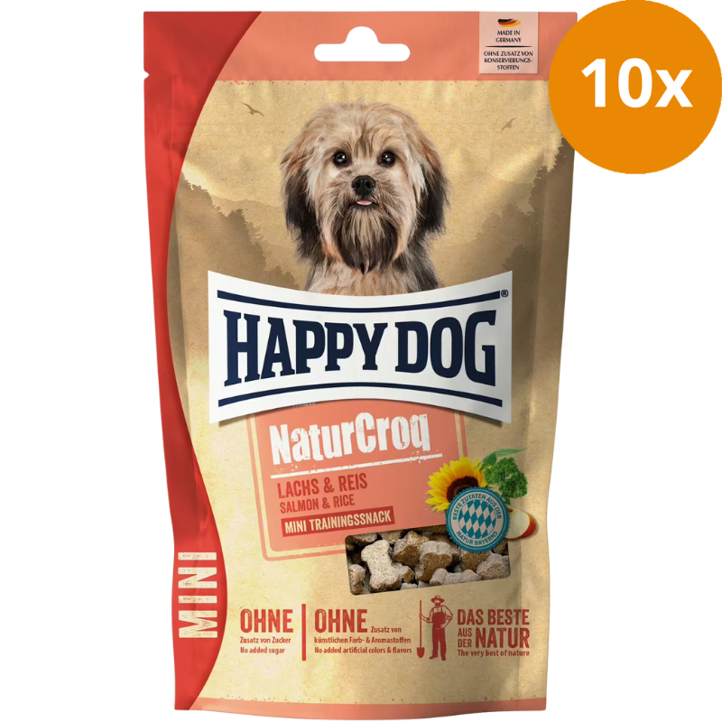 Happy Dog NaturCroq Mini Snack Lachs & Reis 100 g