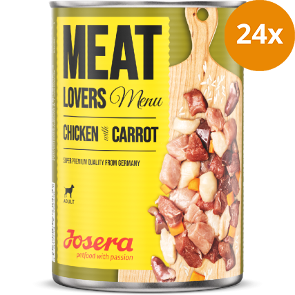 Josera Meat Lovers Menü Chicken with Carrot 400 g