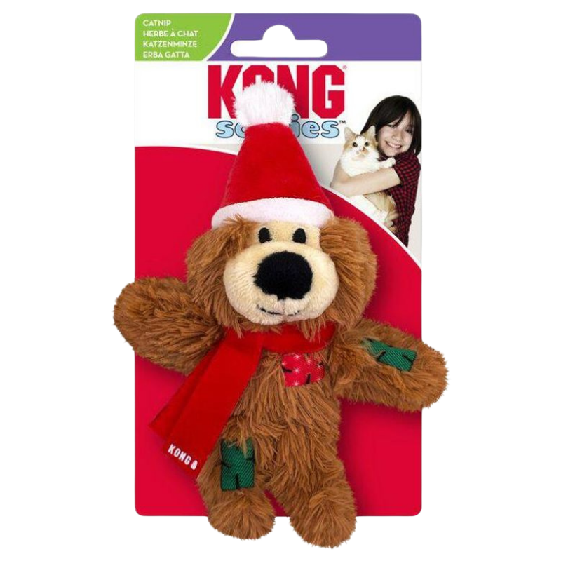 KONG Cat Holiday Softies Bear
