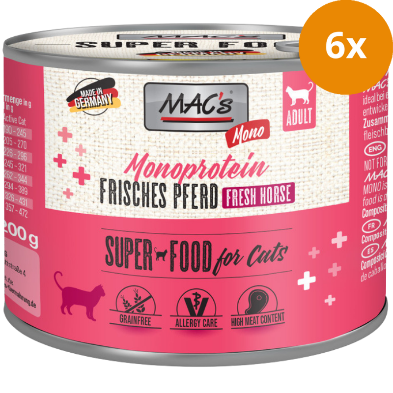 MACs Cat Mono Frisches Pferd 200 g