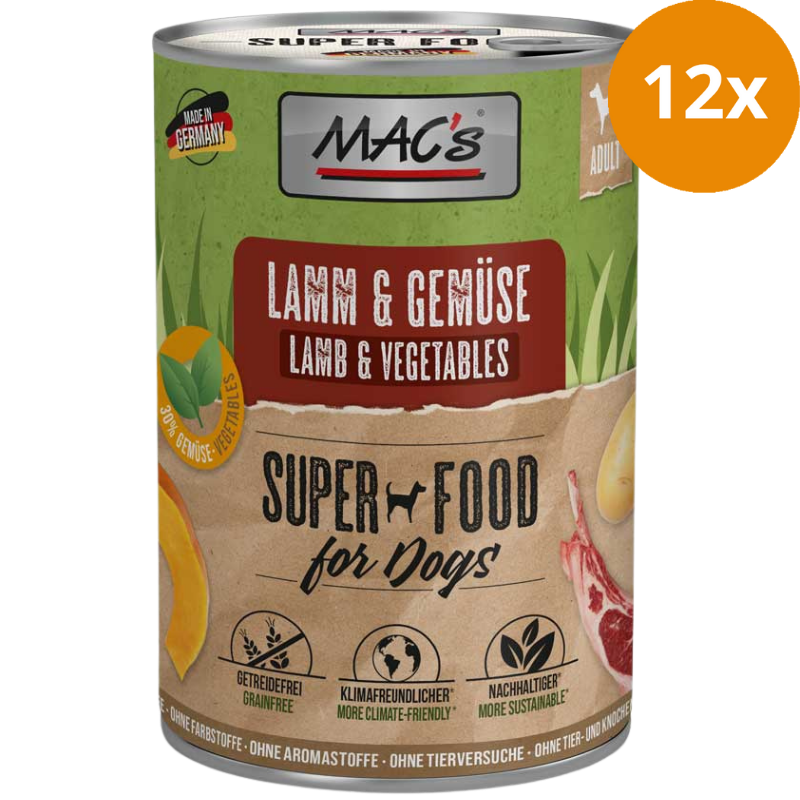 MAC's Dog Lamm & Gemüse 400 g