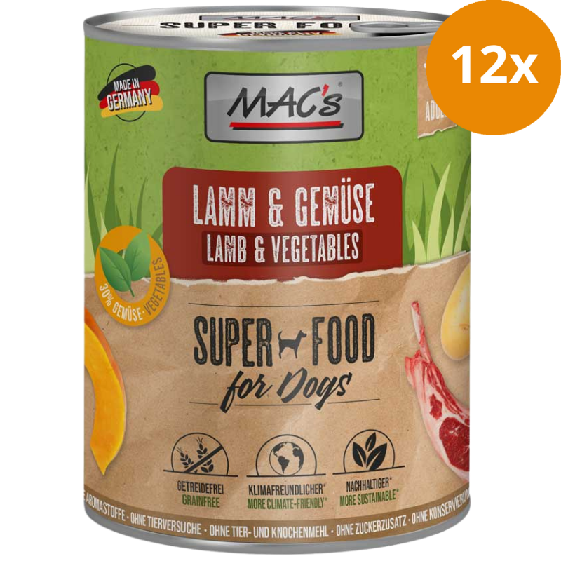MAC's Dog Lamm & Gemüse 800 g