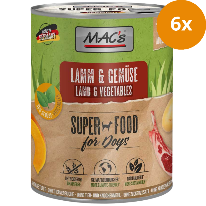 MAC's Dog Lamm & Gemüse 800 g