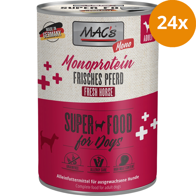MAC's Dog Monoprotein Frisches Pferd 400 g