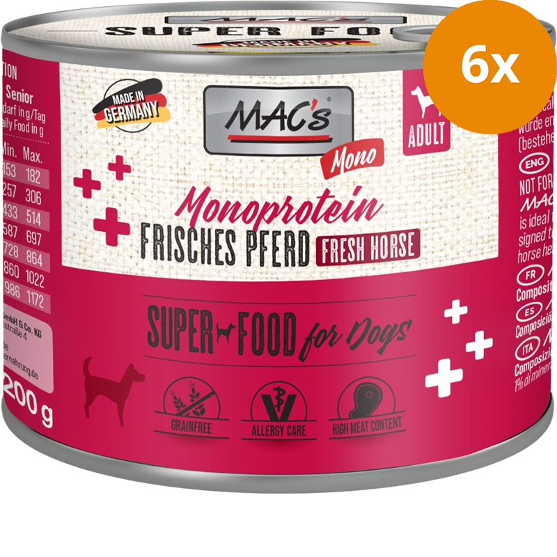 MAC's Dog Monoprotein Pferd Pur 200 g