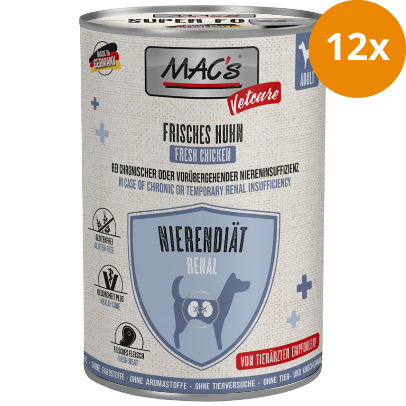 MAC's Dog Vetcare Nierendiät Huhn 400 g