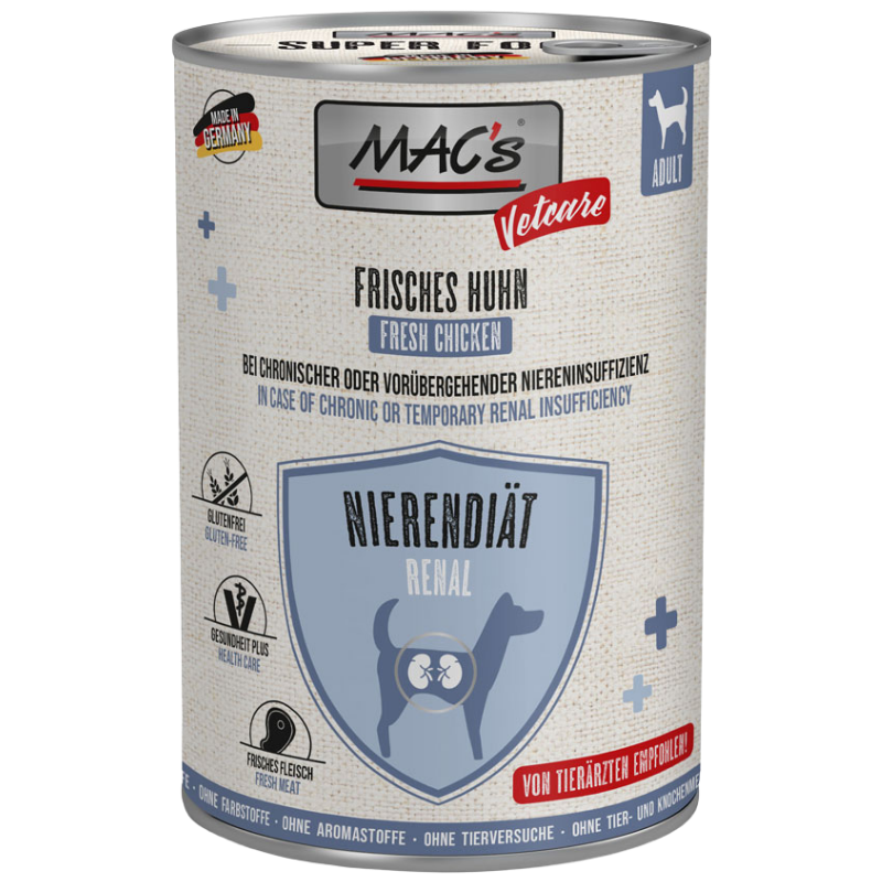 MAC's Dog Vetcare Nierendiät Huhn 400 g