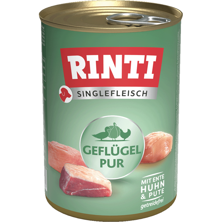 Rinti Singlefleisch Exclusive Geflügel Pur 400 g
