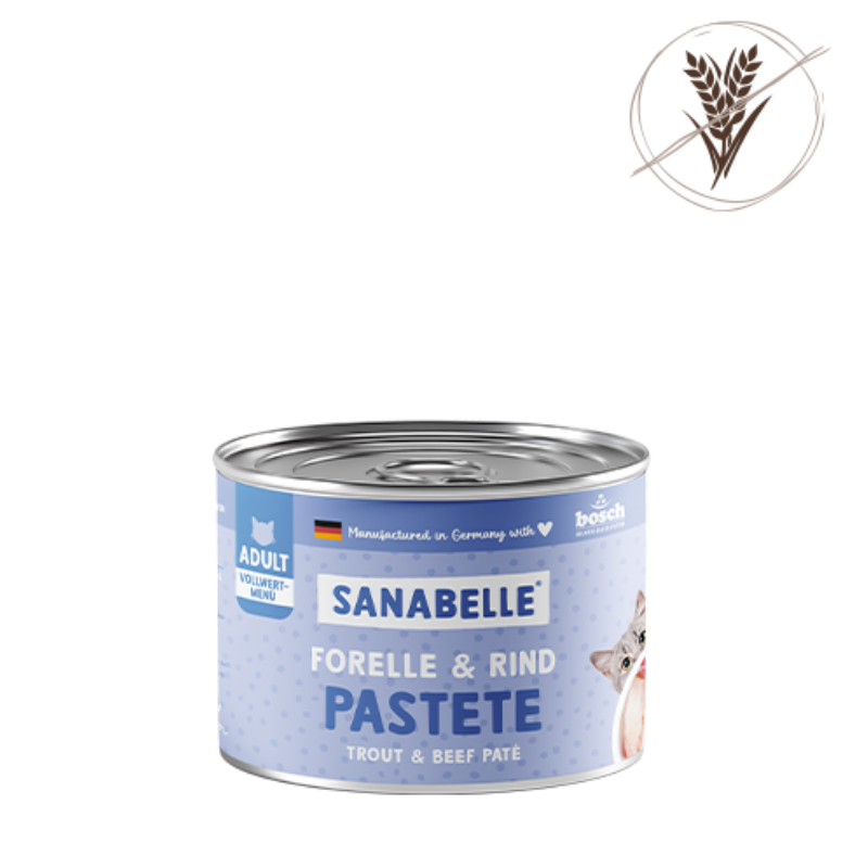Sanabelle Nassfutter mit Forelle & Rind 195 g