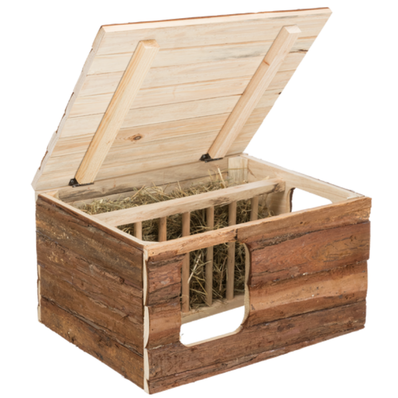 TRIXIE Haus Hilke mit integrierter Heuraufe für Meerschweinchen