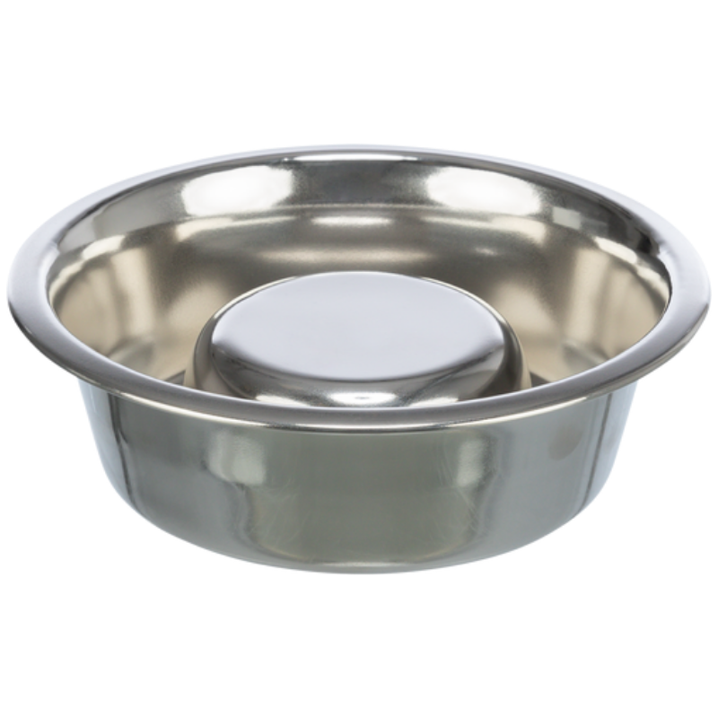 TRIXIE Slow Feeding Edelstahlnapf