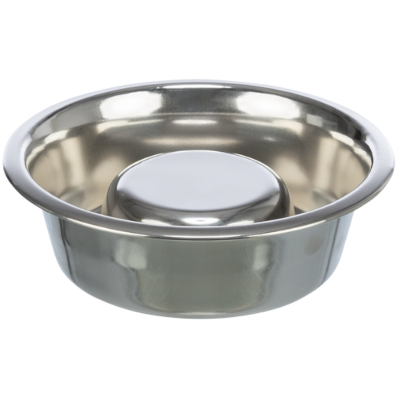 TRIXIE Slow Feeding Edelstahlnapf