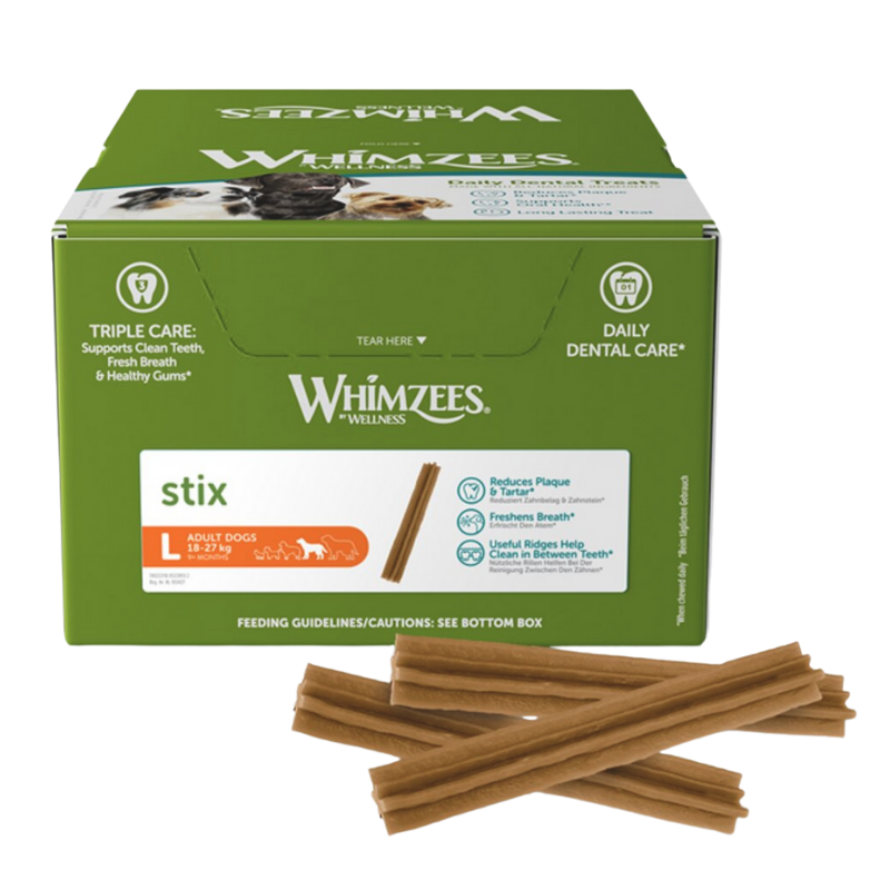 Whimzees Stix L Display 50 Stück