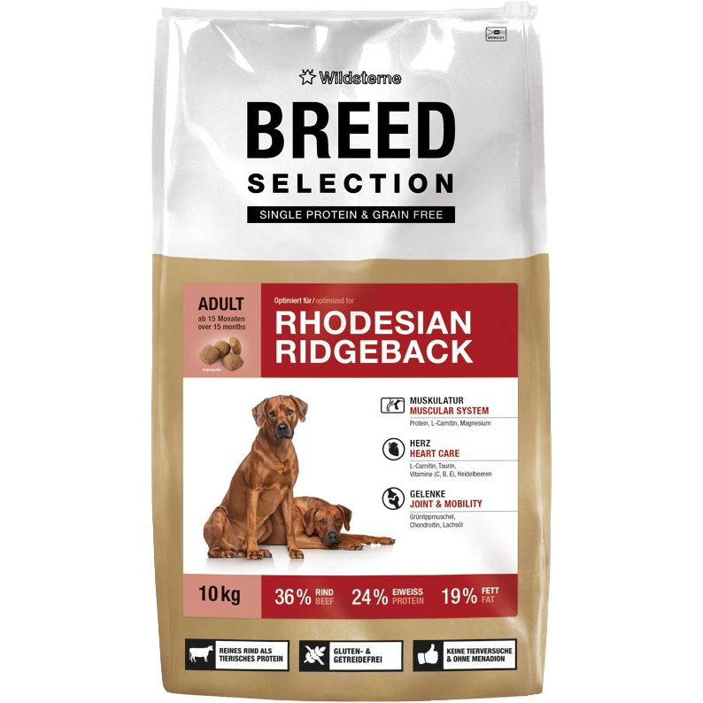 Wildsterne Breed Selection Adult Rhodesian Ridgeback