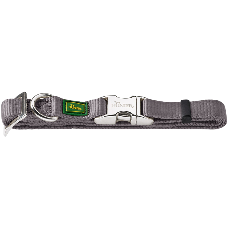 Halsung Vario Basic Alu-Strong - grau - L (40 – 55 cm)