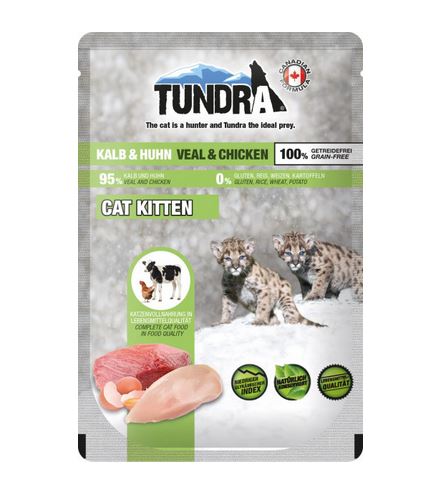Tundra Cat PB Kitten Kalb & Huhn 85g