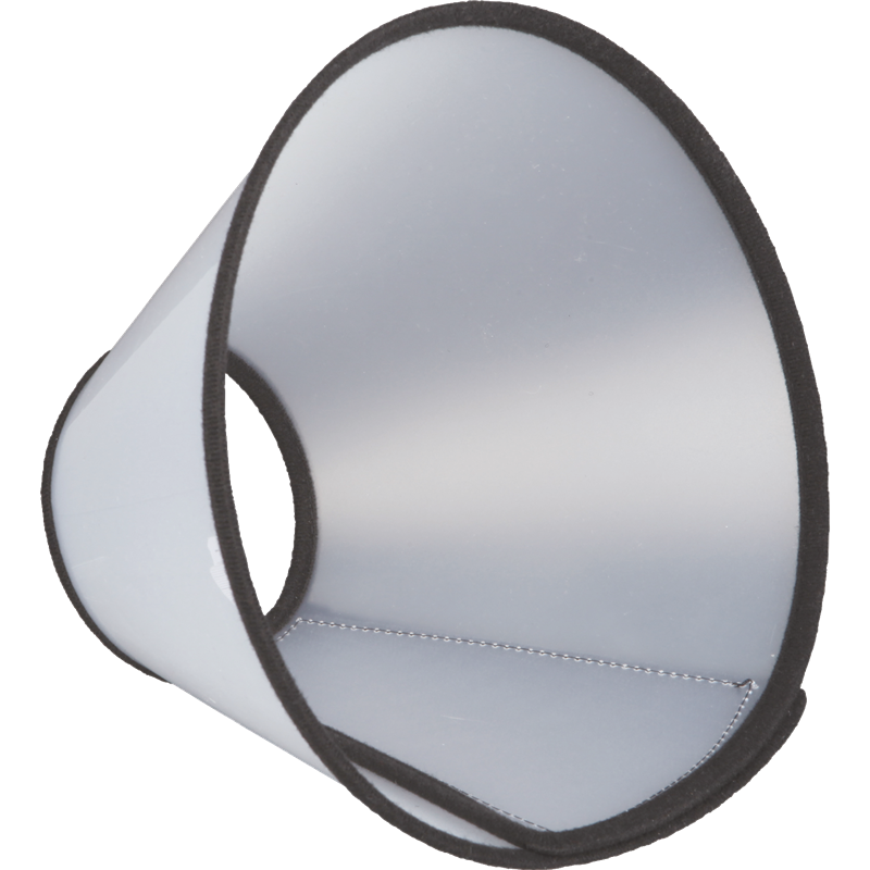 [Räumungsverkauf] TRIXIE Schutzkragen transparent mit Klettverschluss - S-M, 30-37 cm / 14 cm