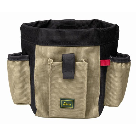 Gürteltasche Basic schwarz / beige - L  22 x 18.5 cm
