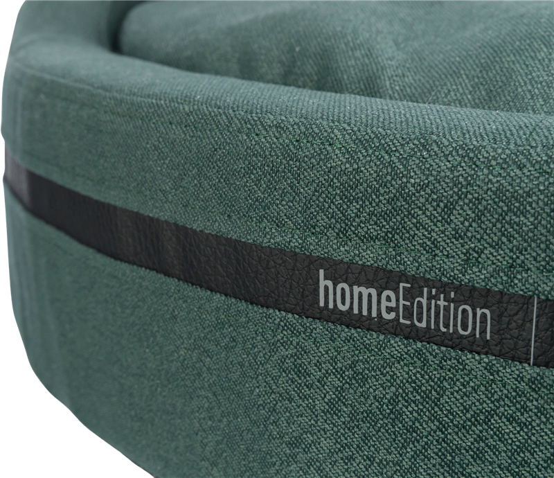 Bett CityStyle oval dunkelgrün - 80 × 65 cm