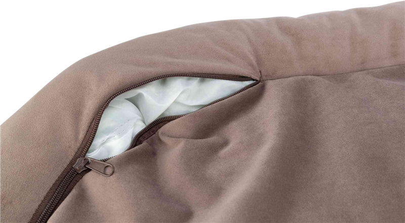 Bett Talia, oval braun - 100 × 85 cm