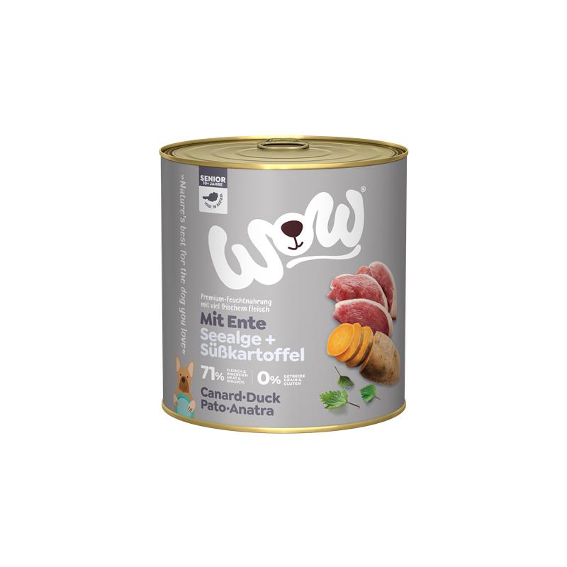Wow Dog Dose Senior Ente 800g